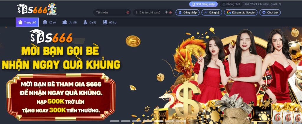 Đăng nhập nhà cái S666 khi link bị chặn.